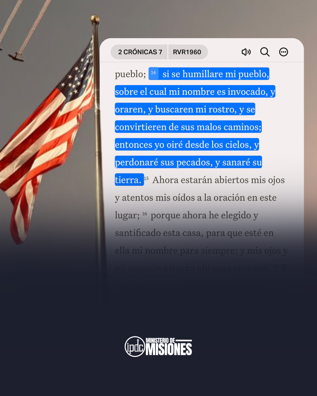 2 Crónicas 7:14 (RVR1960)
